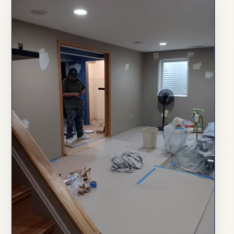 Room before painting